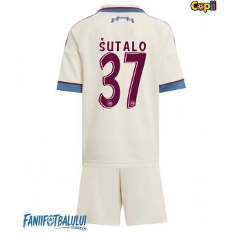Ajax Josip Sutalo #37 Echipament de Fotbal Replică 2025-26 Copii Treilea (+ Șorturi)